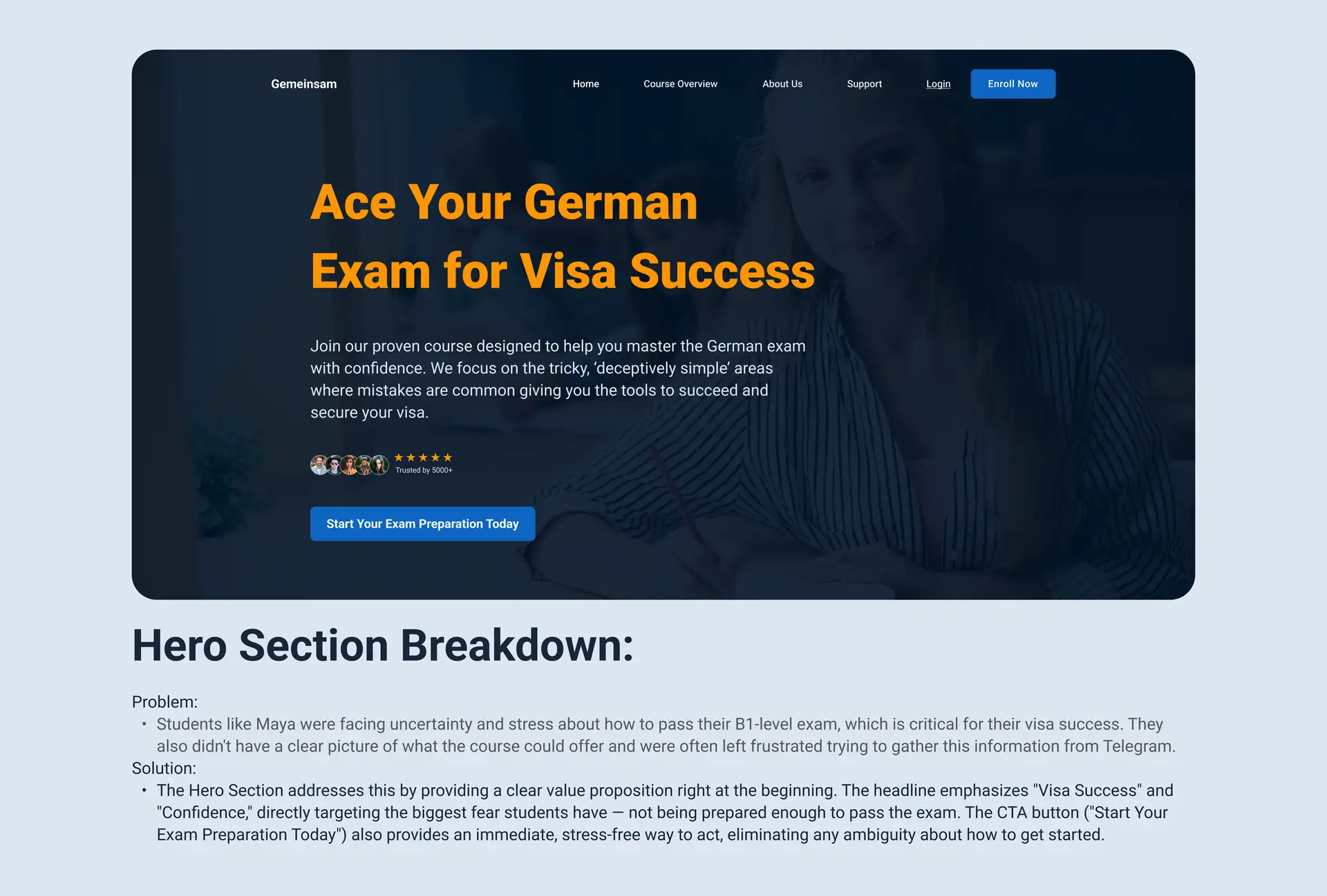 Hero Section Breakdown